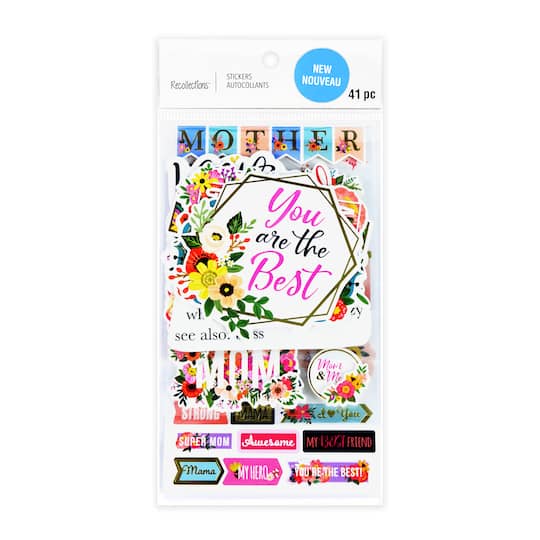 12 Pack: Mother Stickers by Recollections™